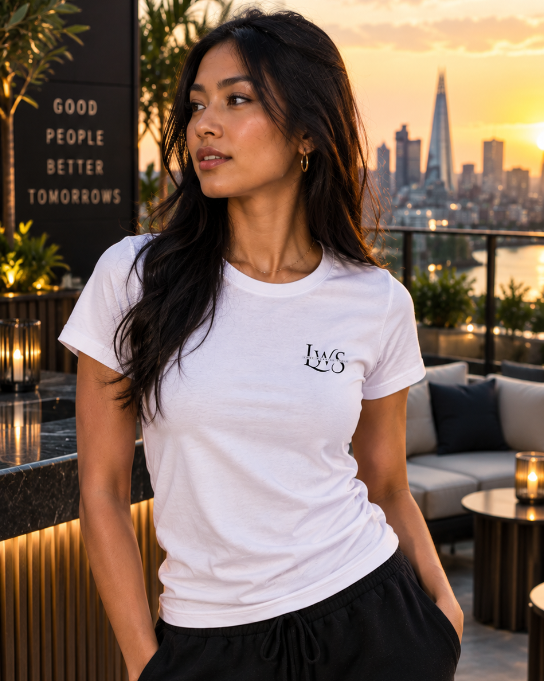 LWS Women's Plain T-shirt