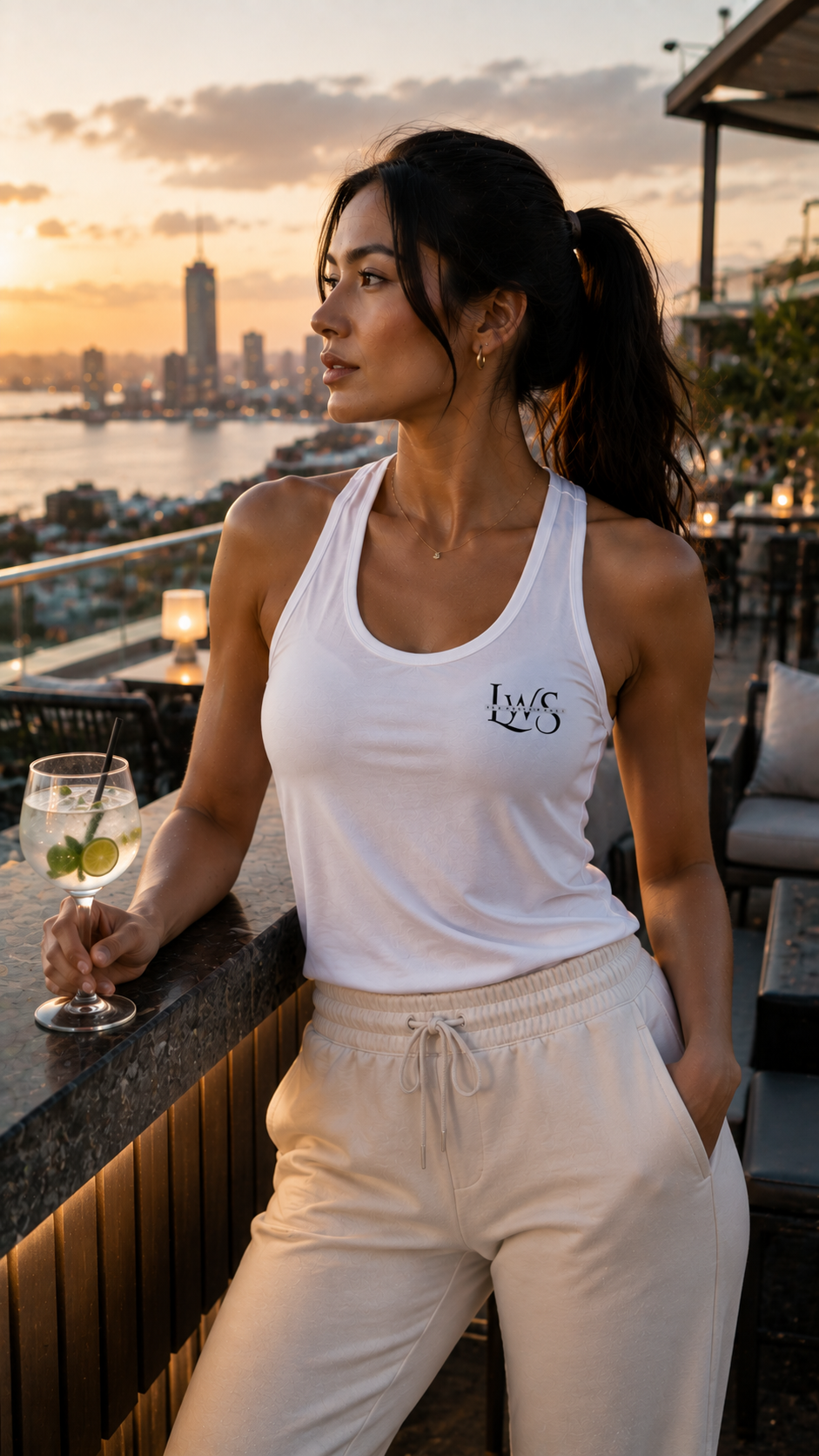 LWS Women's Racerback plain vest