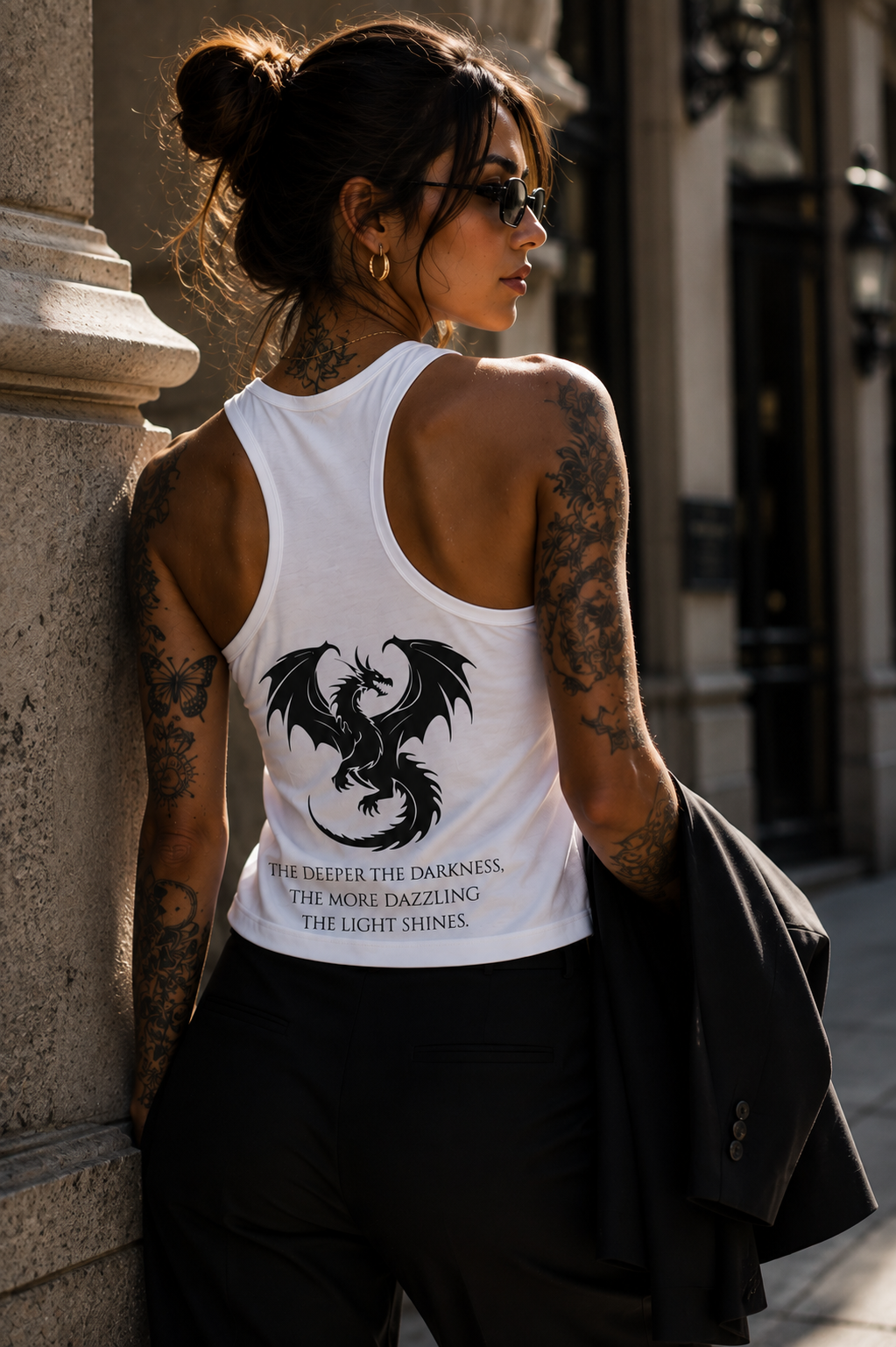 LWS Women's Racerback vest- Dragon