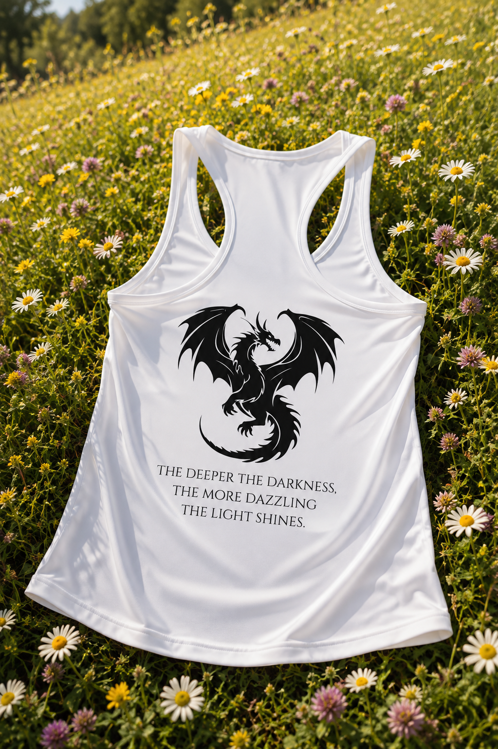 LWS Women's Racerback vest- Dragon