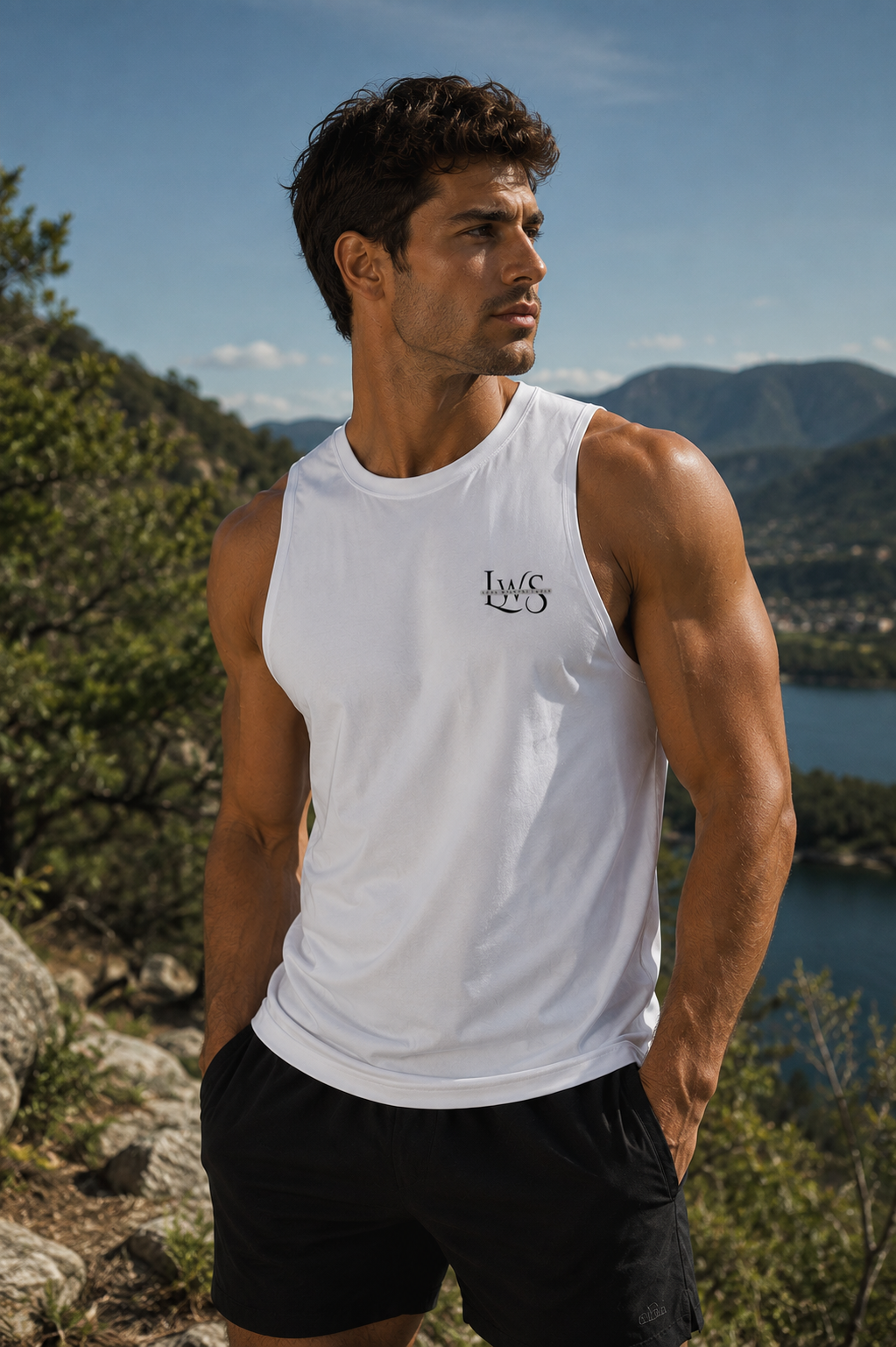 LWS Men's Performance Vest- Plain