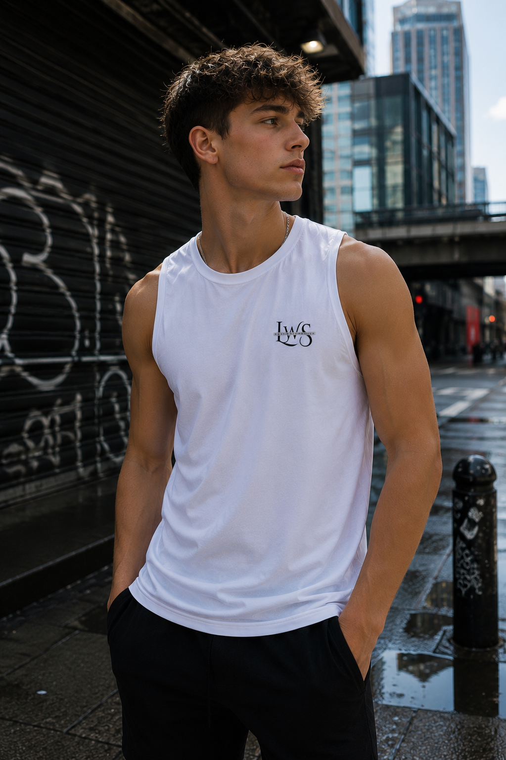 LWS Men's Performance Vest- Plain