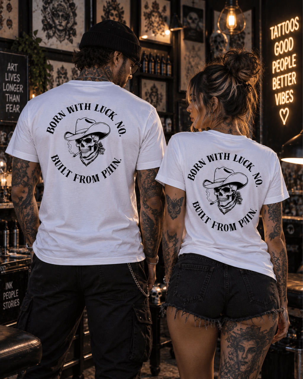 Unisex- Born vs Built T-shirt