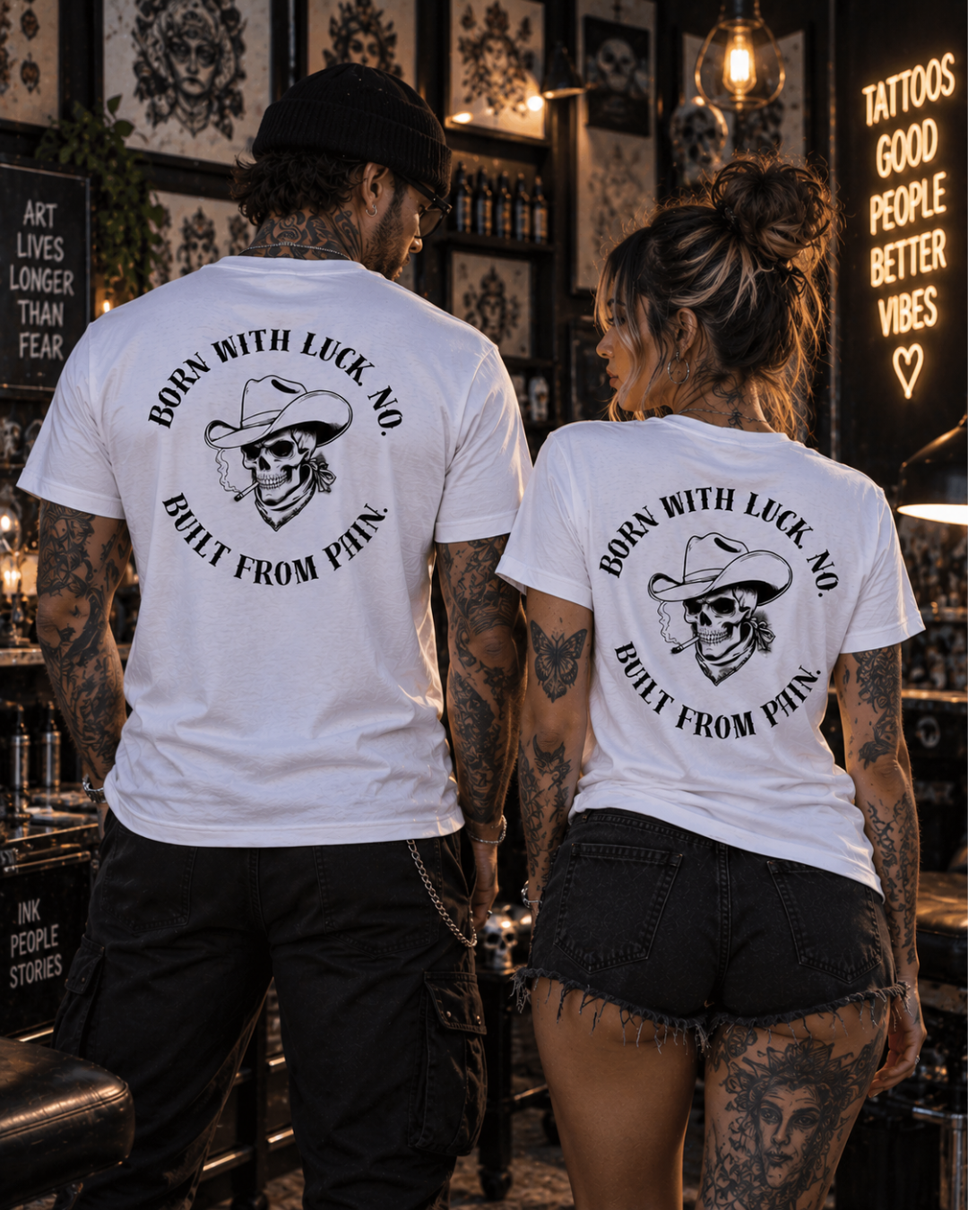 Unisex- Born vs Built T-shirt