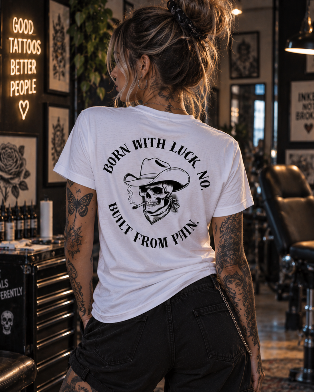 Unisex- Born vs Built T-shirt