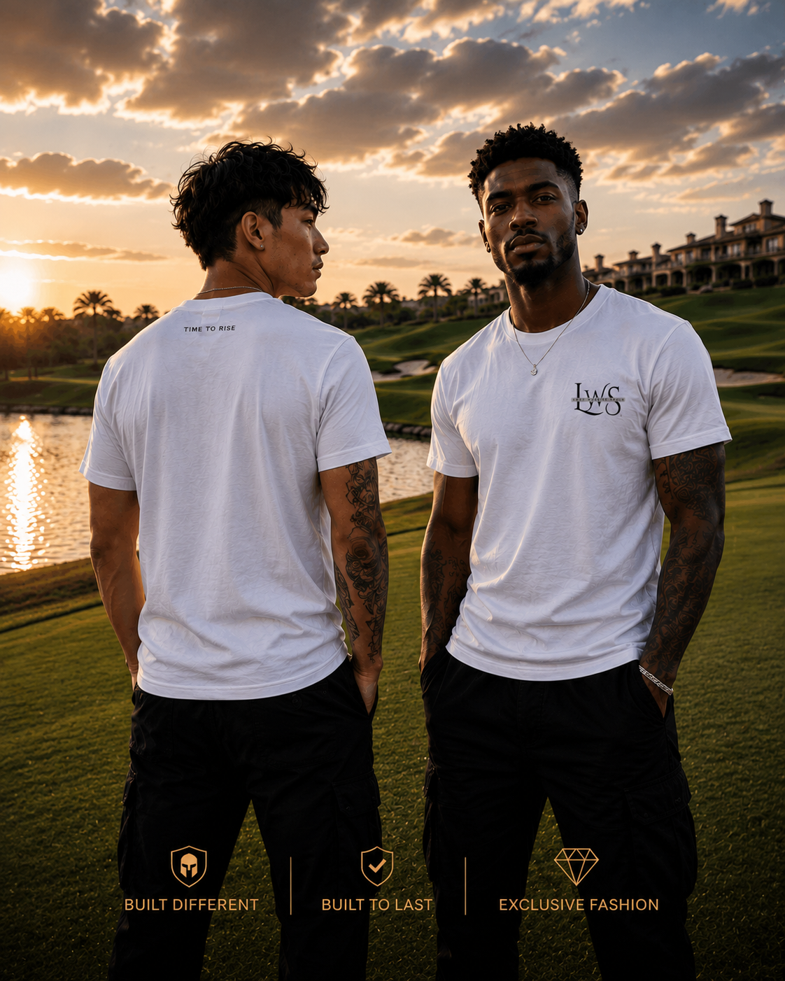 LWS Men's Plain T-shirt