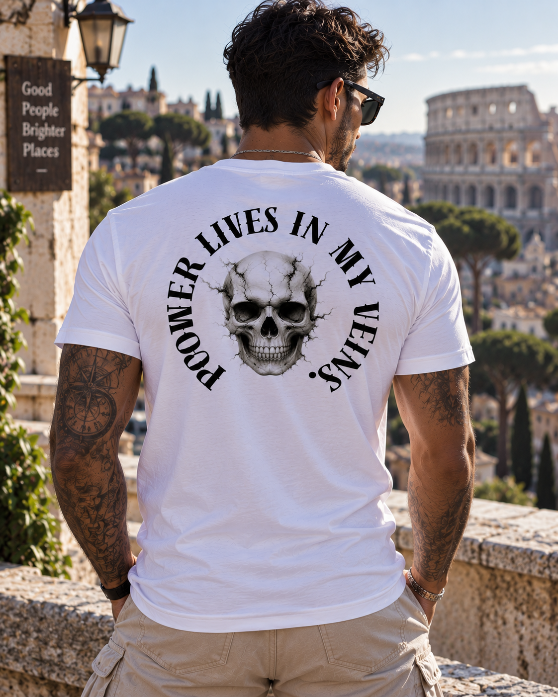 Unisex T-shirt "Power lives in my veins."
