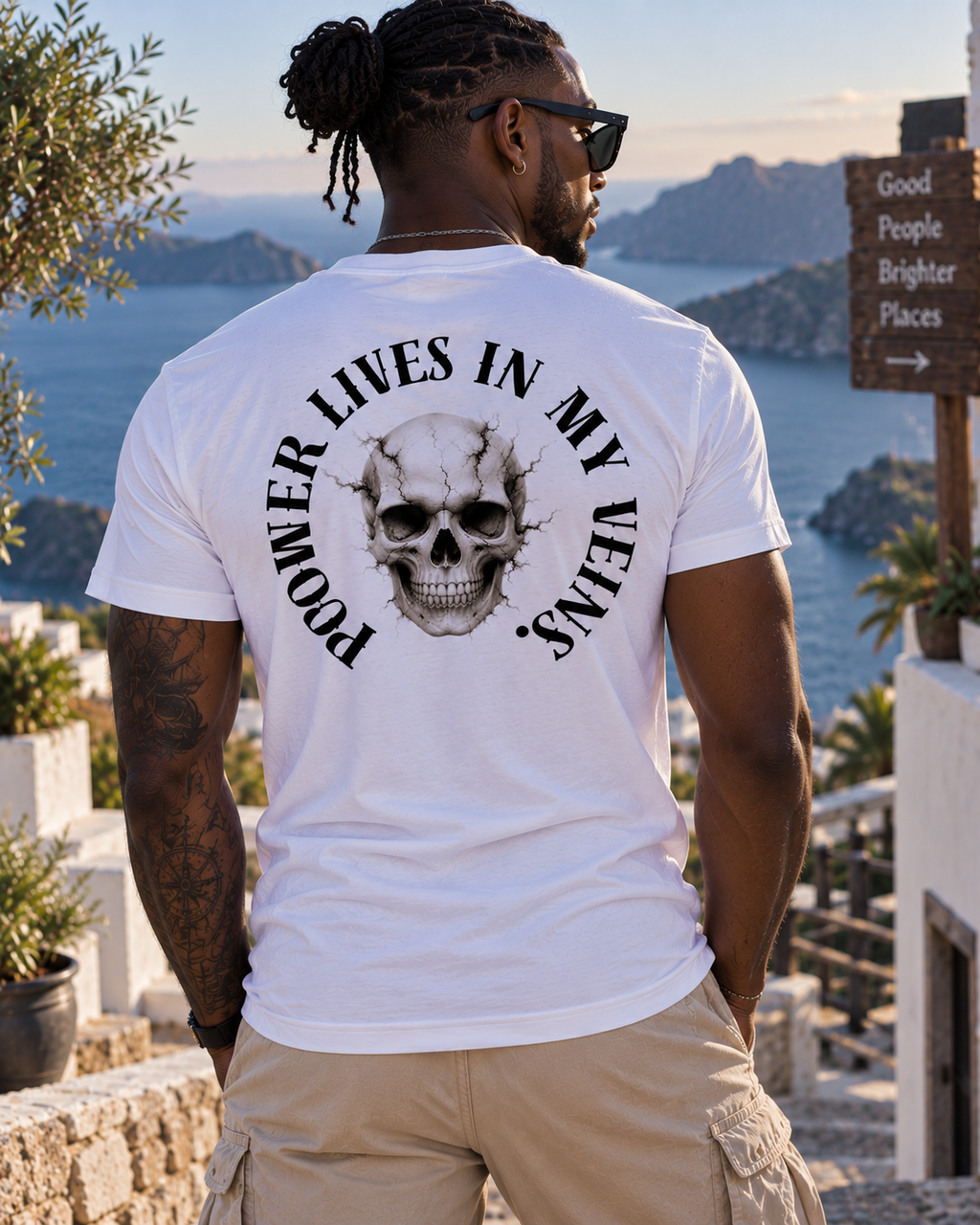 Unisex T-shirt "Power lives in my veins."