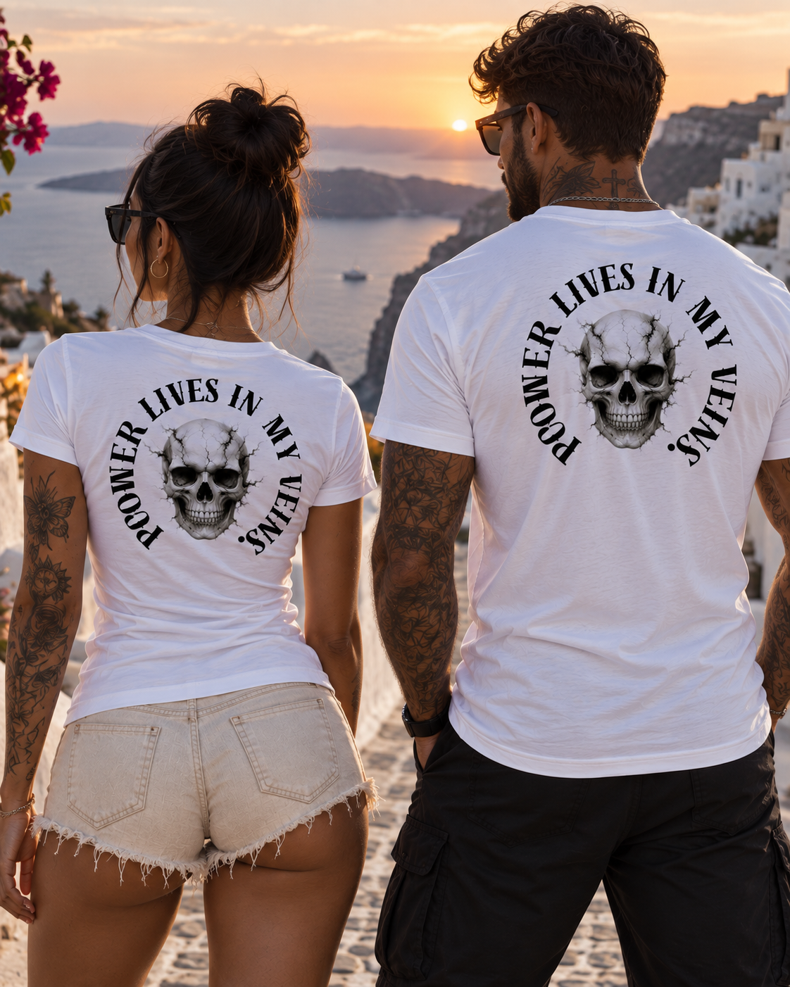 Unisex T-shirt "Power lives in my veins."