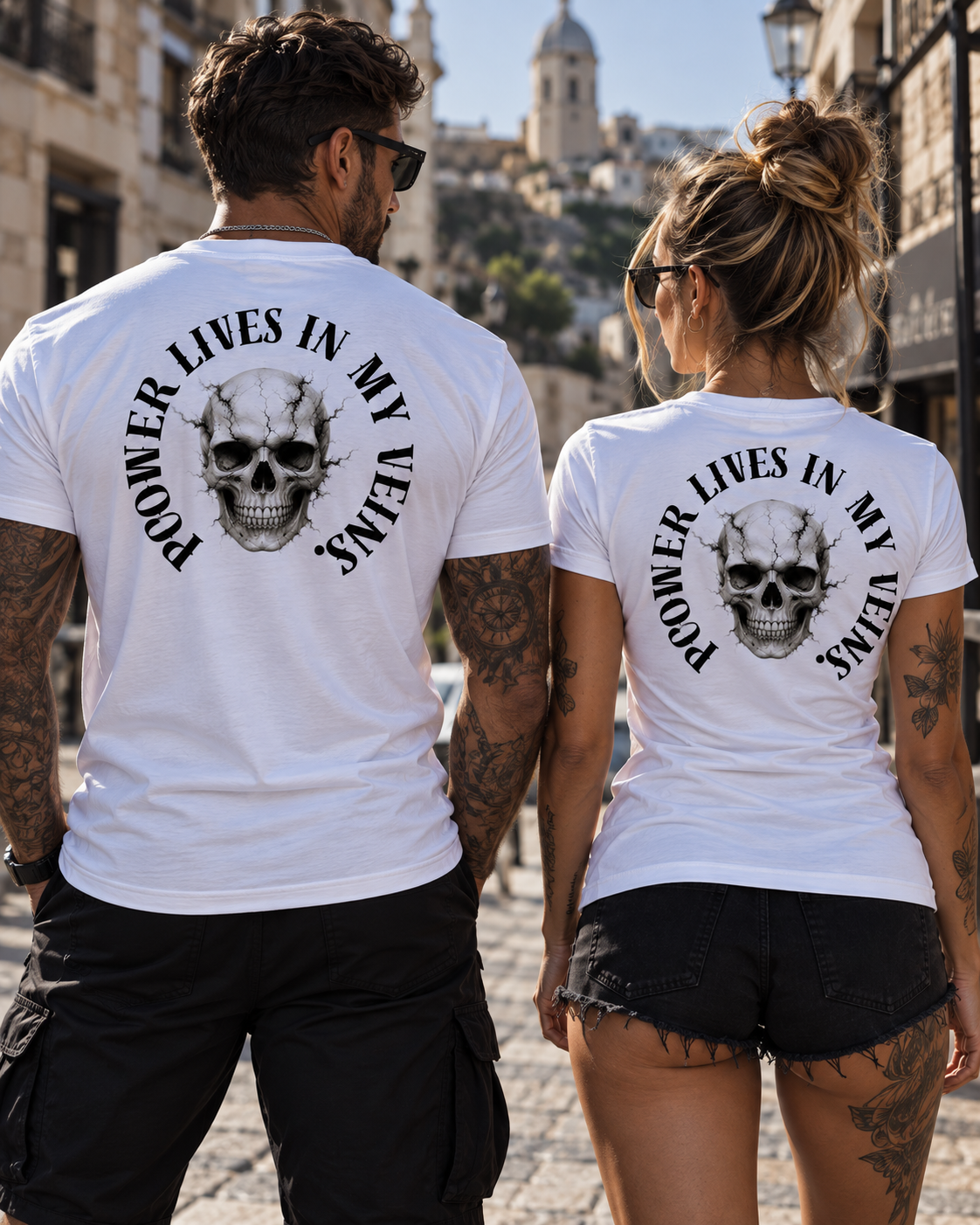 Unisex T-shirt "Power lives in my veins."