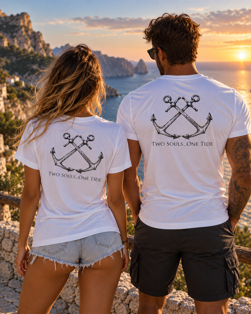 Unisex T-shirt Two souls...One tide
