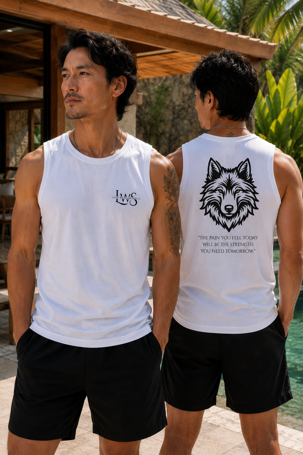 LWS Men's performance Vest- Wolf