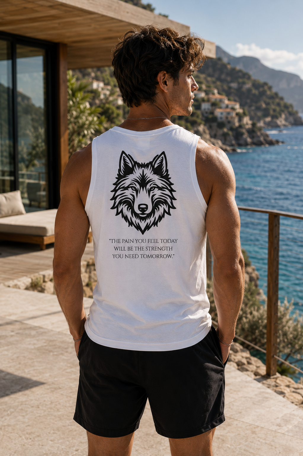 LWS Men's performance Vest- Wolf