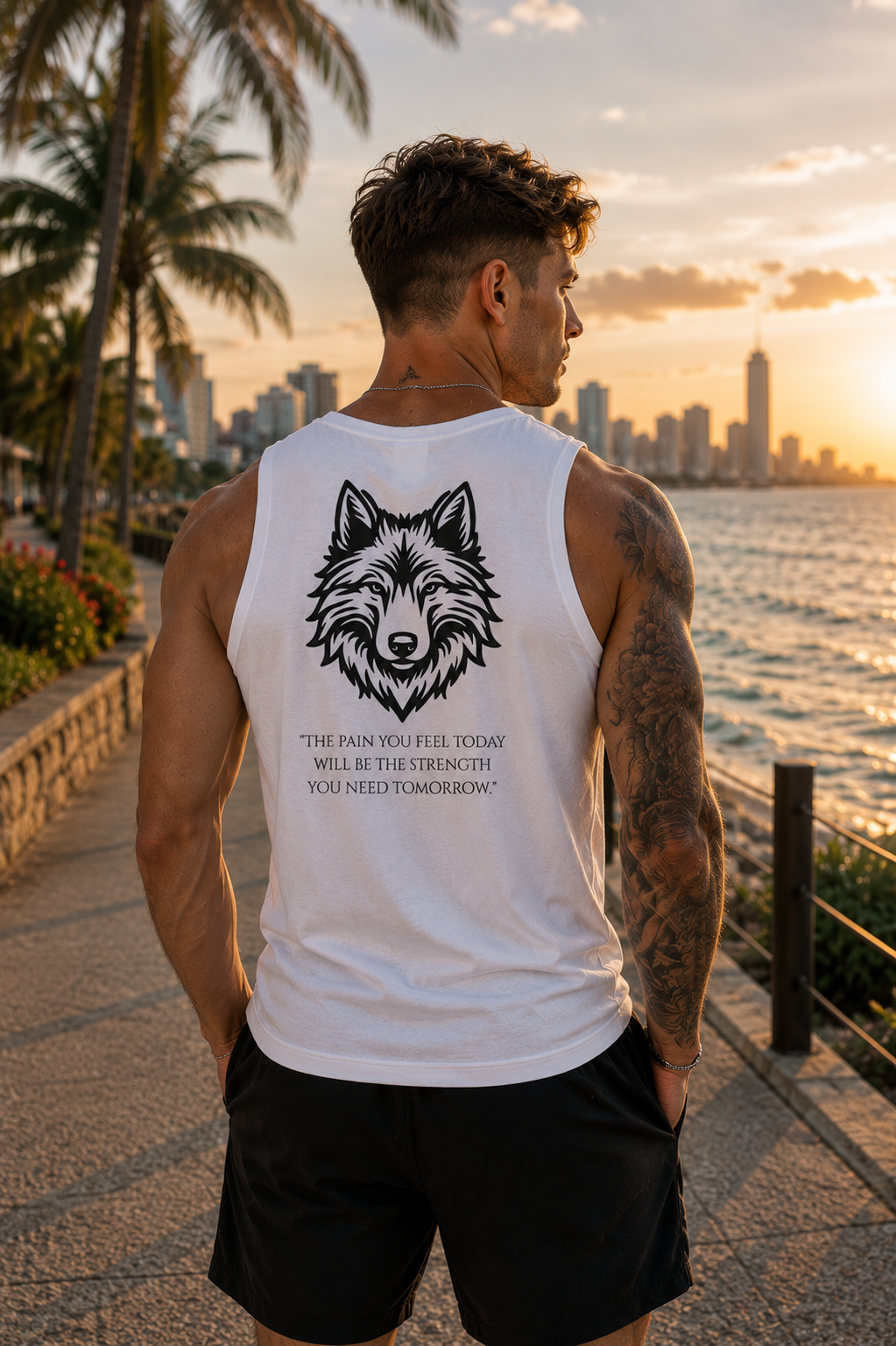 LWS Men's performance Vest- Wolf