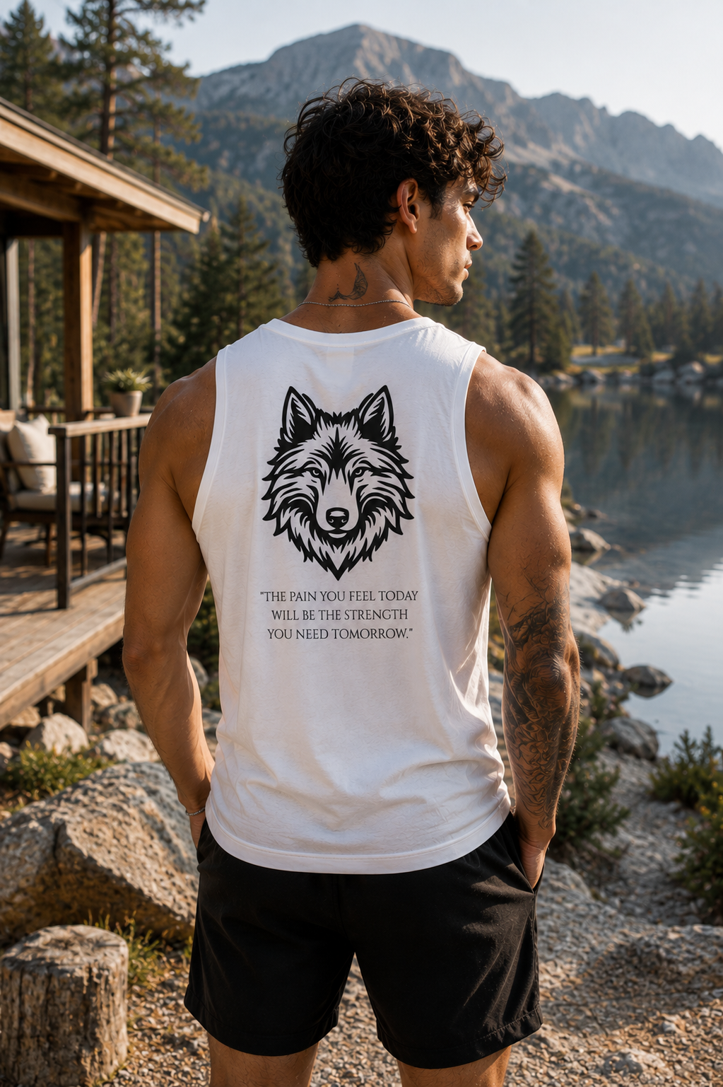 LWS Men's performance Vest- Wolf